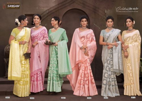 Sangam Soft Touch Designer Fancy Wear Wholesale Saree Collection